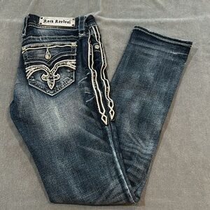 Rock Revival Ruella Straight Leg Jeans Size 27